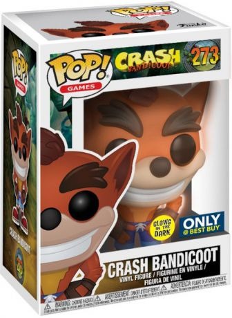 Crash Bandicoot POP! Games Vinyl Figura Crash Bandicoot GITD 9 cm