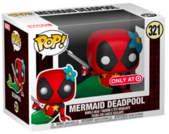 Funko POP! Marvel Mermaid Deadpool Metallic Vinyl