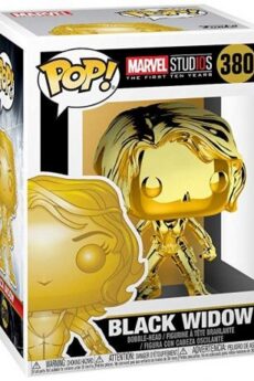 Marvel Studios 10 POP! Marvel Vinyl Figura Black Widow (Chrome) 9 cm