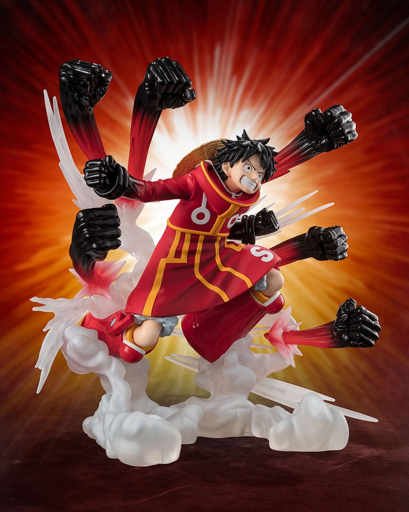 One Piece Figuarts ZERO Extra Battle Estatua PVC Monkey D. Luffy -Gum Gum Hawk Gatling- 19 cm - Imagen 2