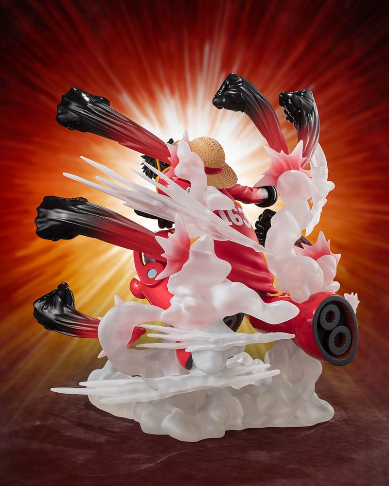 One Piece Figuarts ZERO Extra Battle Estatua PVC Monkey D. Luffy -Gum Gum Hawk Gatling- 19 cm - Imagen 3