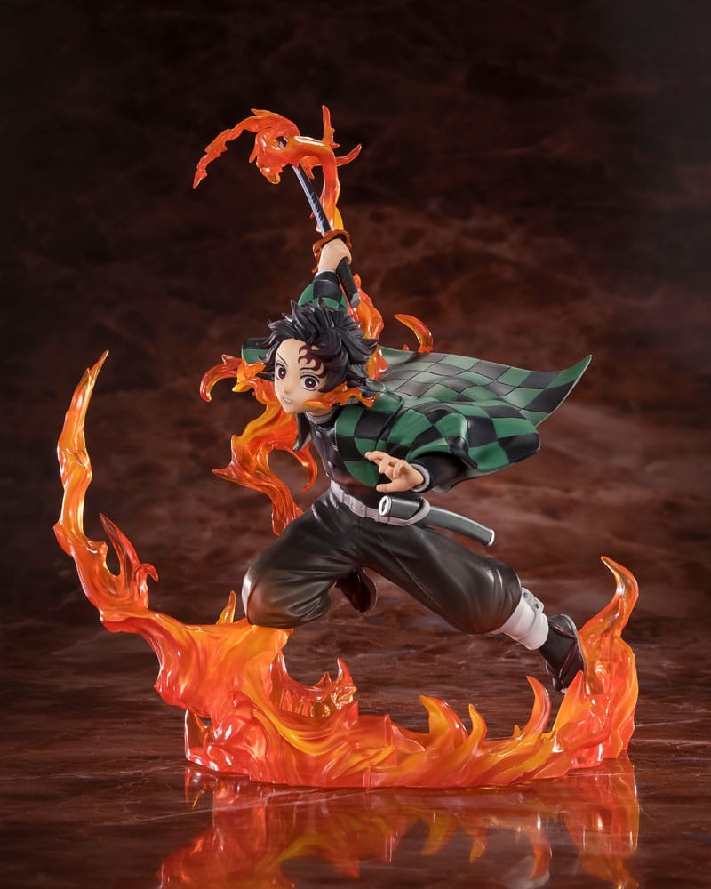 Demon Slayer: Kimetsu no Yaiba Estatua PVC FiguartsZERO Kamado Tanjiro (Kyojuro Rengoku's Sword Guard Ver.) 19 cm