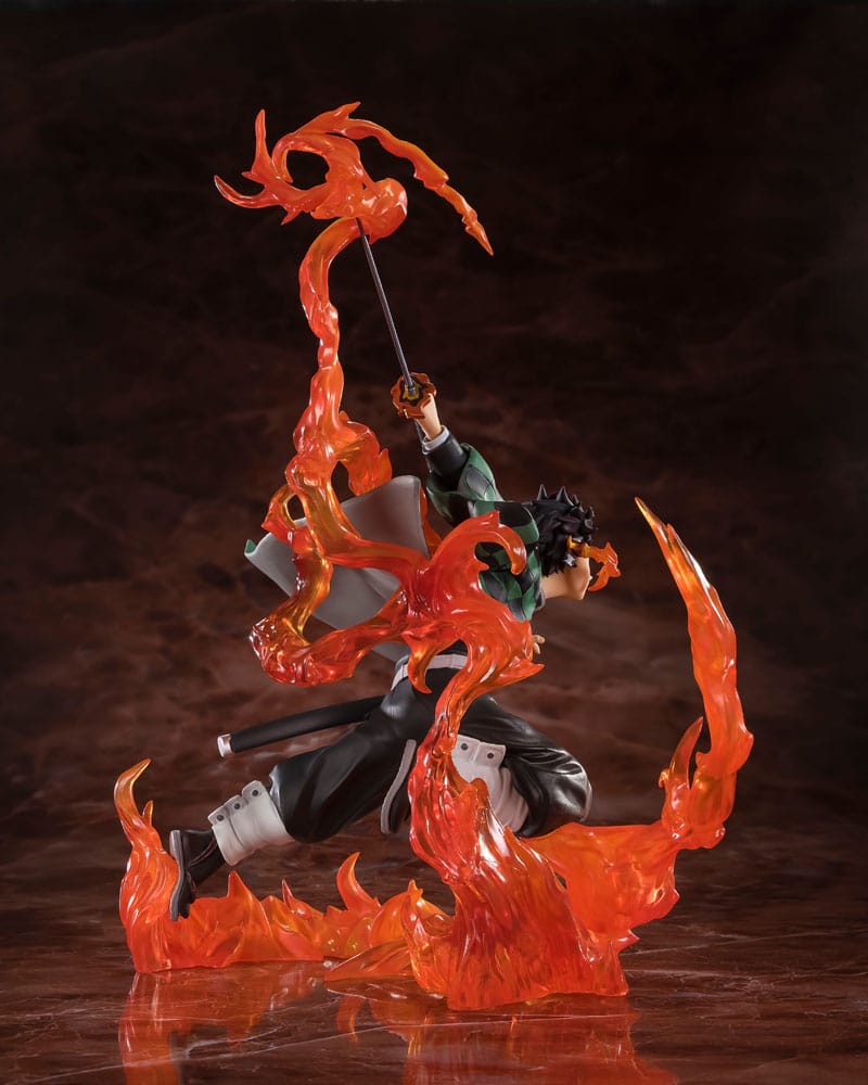 Demon Slayer: Kimetsu no Yaiba Estatua PVC FiguartsZERO Kamado Tanjiro (Kyojuro Rengoku's Sword Guard Ver.) 19 cm - Imagen 2