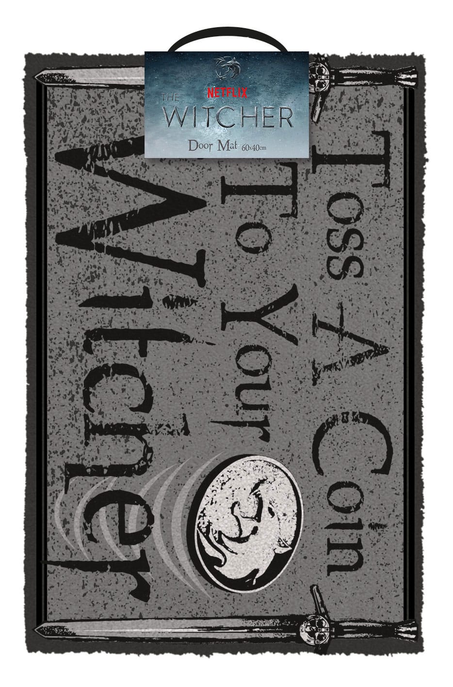 The Witcher Felpudo Toss a Coin 40 x 60 cm