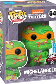 Funko Pop Michelangelo Artist Series TMNT Vinyl Figure #54