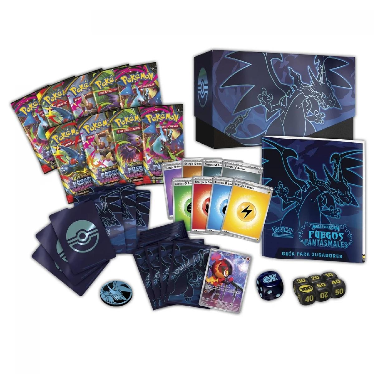 Caja de Entrenador Élite de Megaevolución-Fuegos Fantasmales de JCC Pokémon - Imagen 2