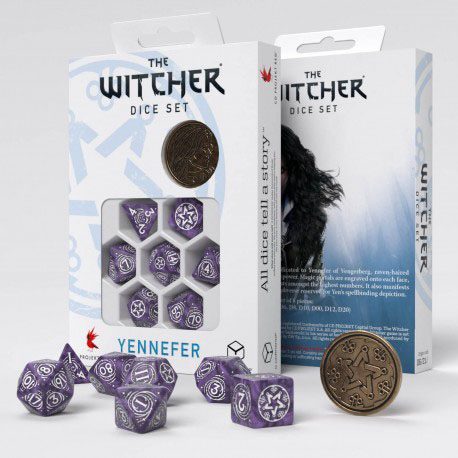 The Witcher Pack de Dados Yennefer Lilac and Gooseberries (7)