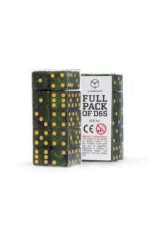 Q Workshop Pack de Dados Full Pack D6 Verde (20)