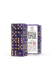 Q Workshop Pack de Dados Full Pack D6 Shimmering Purple (20)