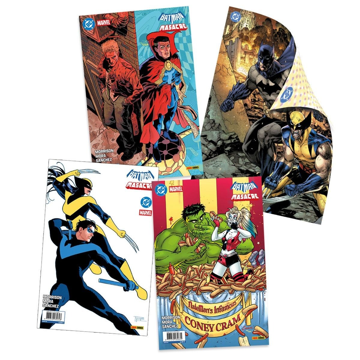 Batman/Masacre Pack (3 portadas + Poster)