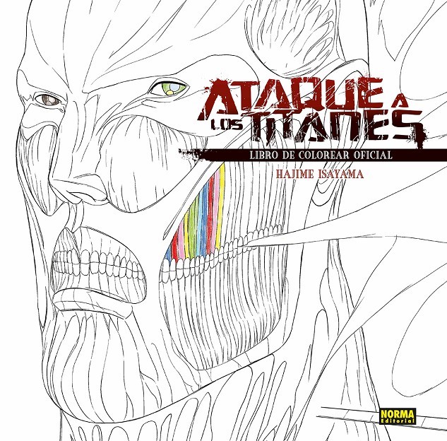 Ataque a los Titanes. Libro de colorear oficial 02