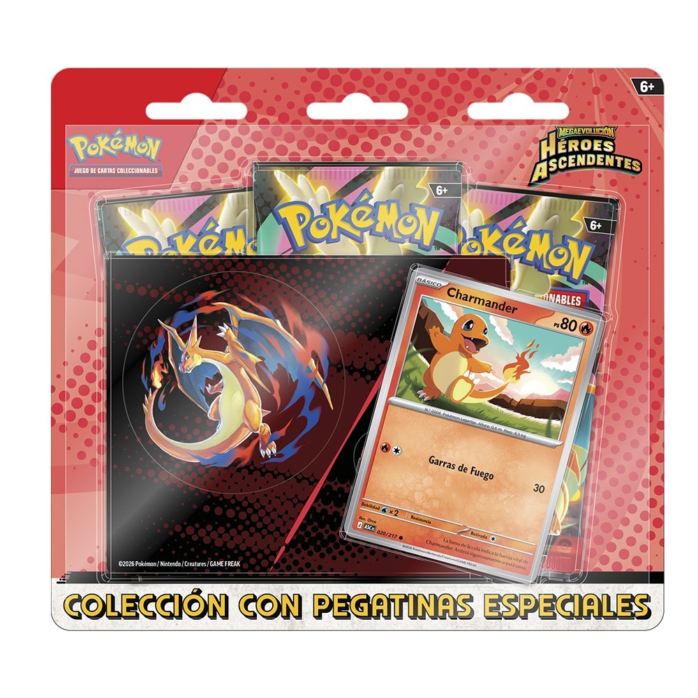 Pokemon TCG: Heroes Ascendentes Colección con Pegatinas Especiales (Español)