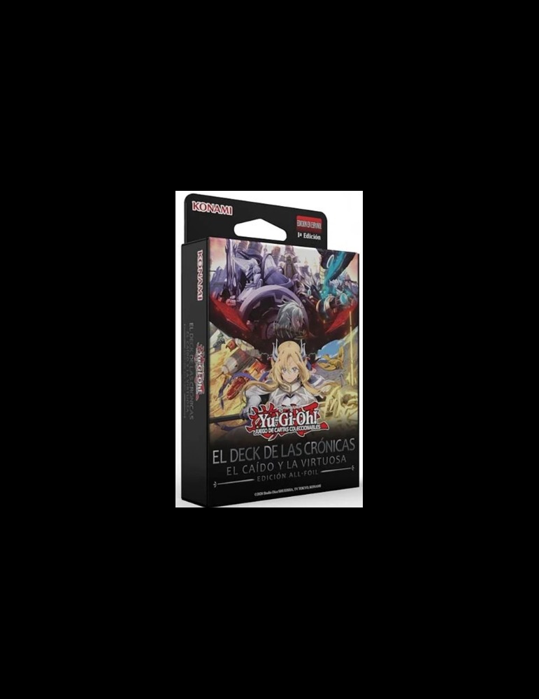 Baraja Yu-Gi-Oh El Deck de las Crónicas: El Caído y la Virtuosa (Edicion All-Foil)