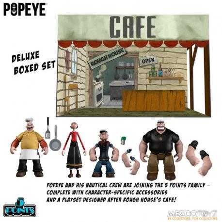Popeye Figuras 5 Points Deluxe Box Set 9 cm - Imagen 2