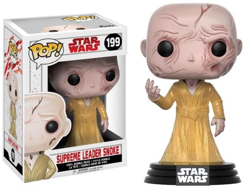 Star Wars Episode VIII POP! Vinyl Cabezón Supreme Leader Snoke 9 cm - Imagen 2