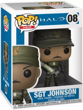 Halo POP! Games Vinyl Figuras Sgt. Johnson 9
