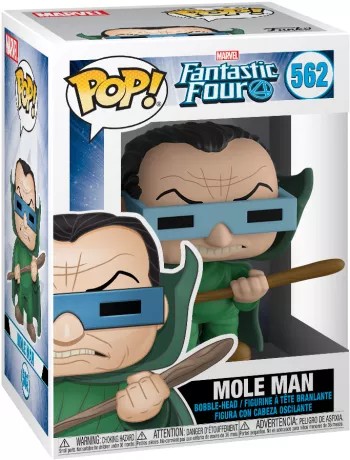 Fantastic Four POP! Marvel Vinyl Figura Mole Man 9 cm