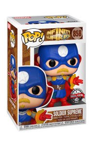FUNKO POP! MARVEL: INFINITY WARPS - SOLDIER SUPREME GLOW IN THE DARK