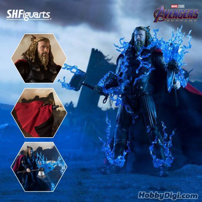 Vengadores: Endgame Figura S.H. Figuarts Thor Final Battle Edition 17 cm - Imagen 2