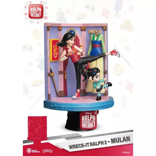 Figura Mulan & Vanellope Ralph Rompe Internet D-stage - Imagen 3