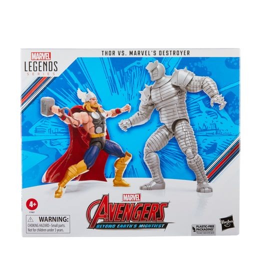 Thor Vs. Destroyer Set 2 Figura15 Cm Avengers 60th Anniversary