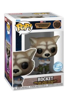 Guardianes de la Galaxia Vol. 3 Figura POP! Marvel Vinyl Rocket Special Edition heo EU Exclusive 9 cm