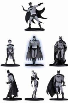 Batman Black & White Pack de 7 Minifiguras PVC Box Set #2 10 cm