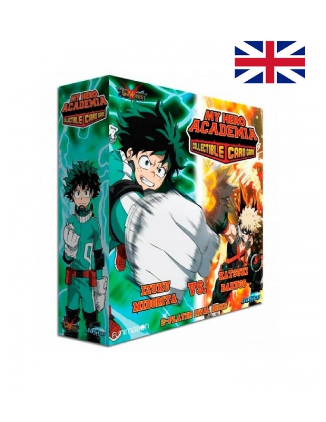 My Hero Academia CCG - Baraja rival para 2 jugadores: Izuku vs. Bakugo (inglés)