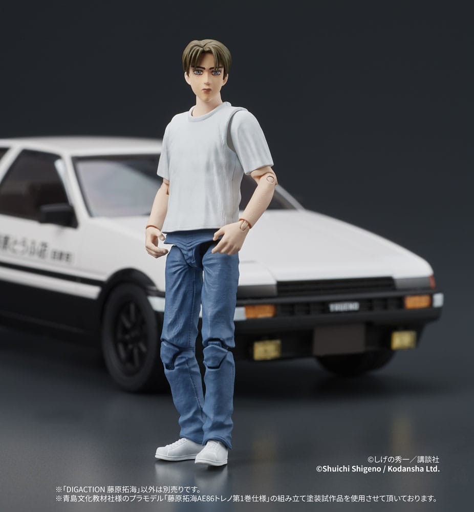 Initial D Digaction Figura Takumi Fujiwara 7 cm