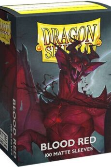 Fundas Dragon Shield Standard Matte Sleeves - Blood Red 'simurag'