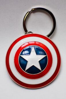 Marvel Comics Llavero metálico Captain America Shield