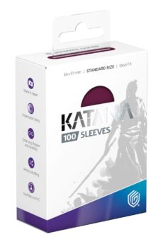 Ultimate Guard Katana Sleeves Standard Size (100) - Radiant Plum