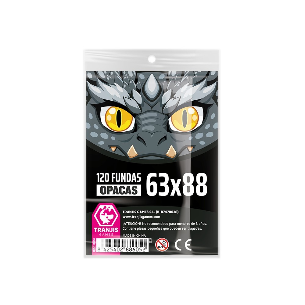 Fundas Dragón Negro (63X88mm)