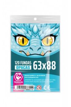 Fundas Dragón Azul (63X88mm)