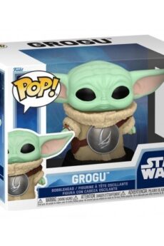 Star Wars: The Mandalorian and Grogu Figura POP! Vinyl Cabezón Grogu 9 cm