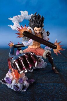 One Piece Figuarts ZERO Extra Battle Estatua PVC Monkey D. Luffy Gear 4 Snake Man King Cobra 21 cm
