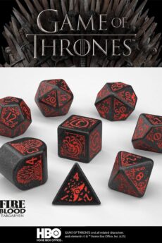 Juego de Tronos Pack de Dados Targaryen (8)