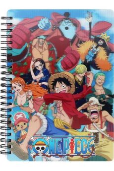 Cuaderno grupal 3D de One Piece
