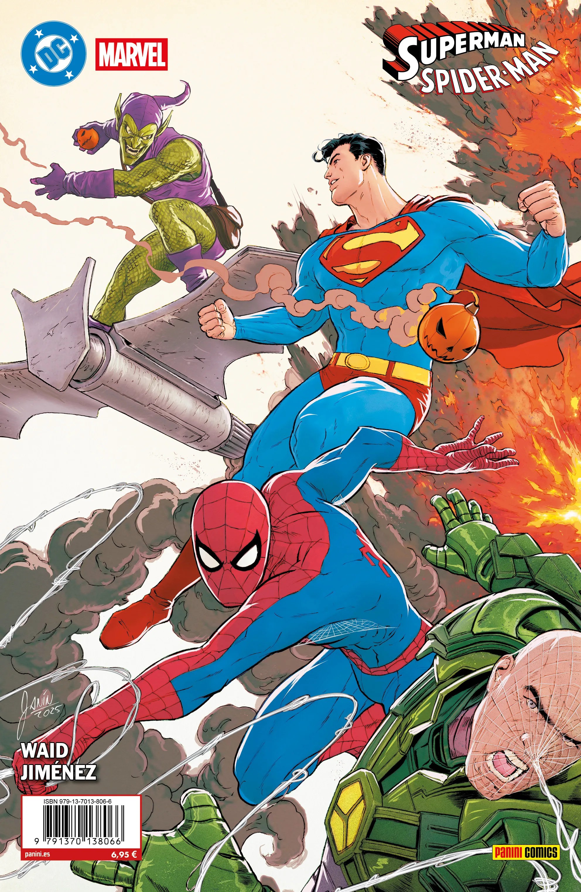 Superman / Spiderman 01 (Cubierta de Mikel Janín)