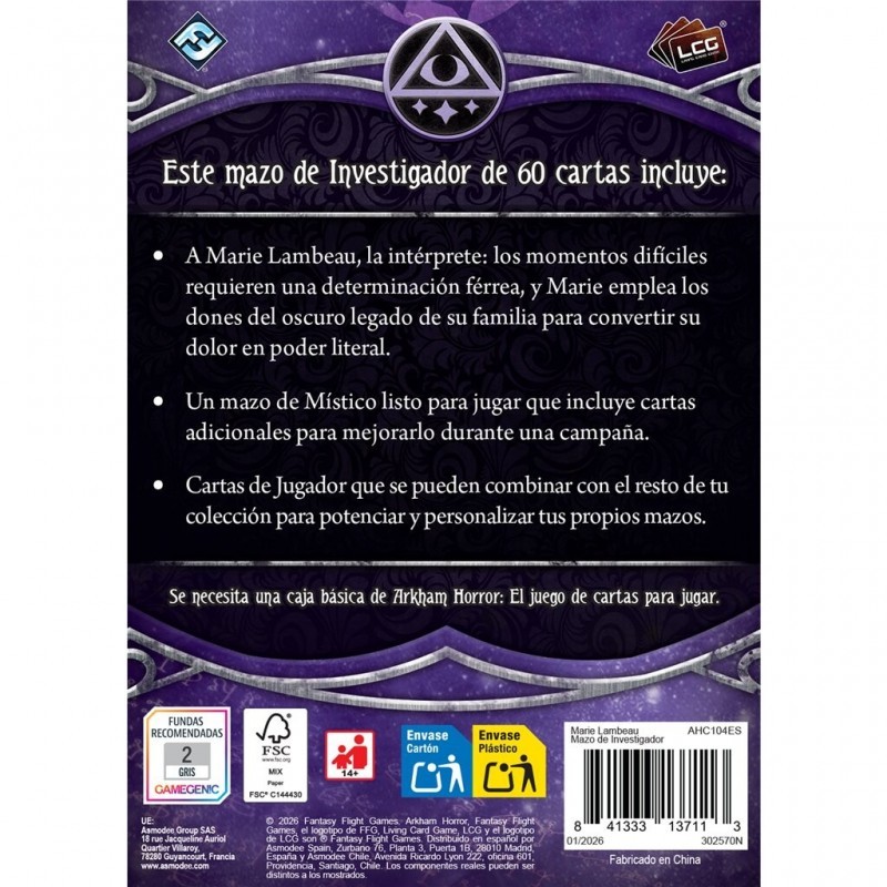 AH LCG: Marie Lambeau Mazo de investigador - Imagen 4