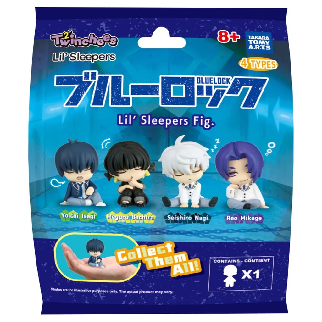 Blue Lock Minifiguras Twinchees Lil´Sleepers 5 cm Blind