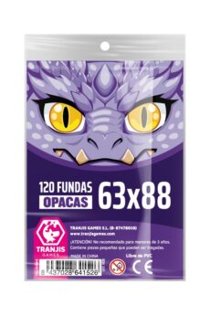 Fundas Dragón Morado (63X88mm)