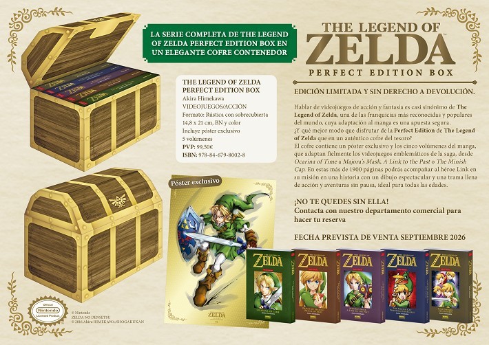 The Legend of Zelda Perfect Edition Box (Edición Limitada) - Imagen 2