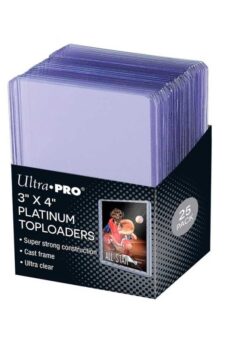 Fundas Standard Ultra Clear Platinum Toploader (25 Unidades) - Ultra Pro