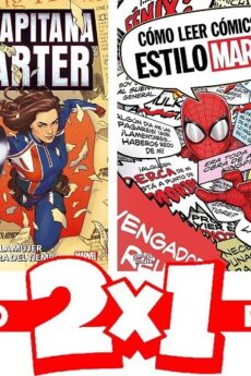 Pack 2x1 capitana marvel + como leer un comic marvel