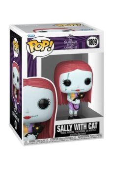 Pesadilla antes de Navidad Figura POP! Vinyl Sally with Cat 9 cm