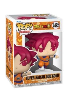 Dragon Ball Super Figura POP! Animation Vinyl Goku (Red) 9 cm